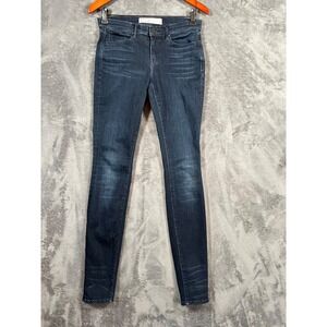 AYR Jeans Womens 28x32 The Skinny Blue Dark Wash High Waist Stretch Denim